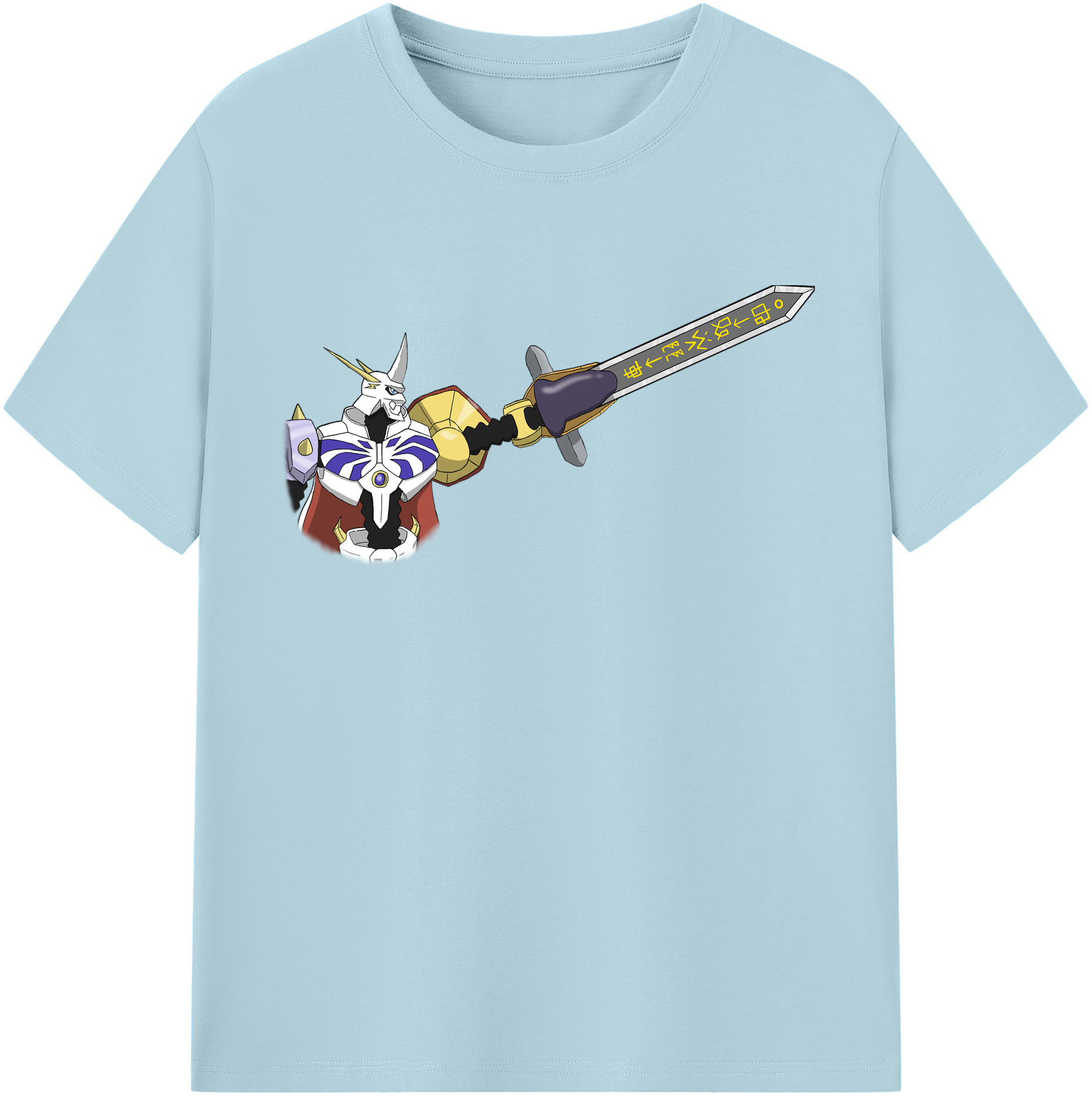 （画像用） Digimon デジタルモンスター/デジモン 綿100％半袖Tシャツ（フロントプリント）
